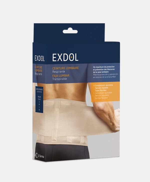 Faja lumbar transpirable